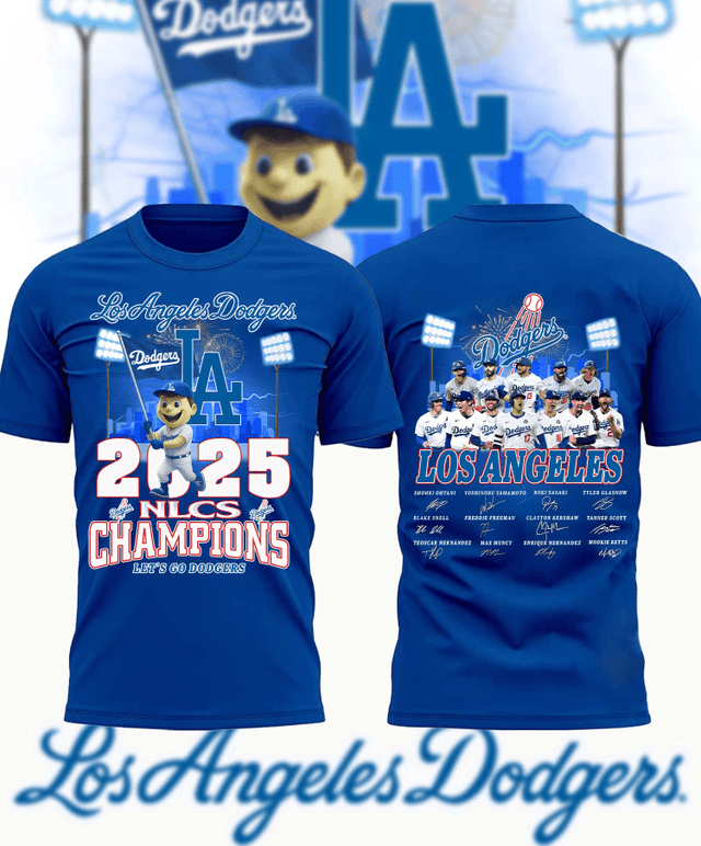 Premium MLB LAD Champions 2025 T-shirt V3 NMD 201025 TTV