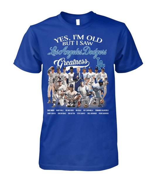 Premium MLB LAD Champions 2025 T-shirt V4 NMD 201025 TTV