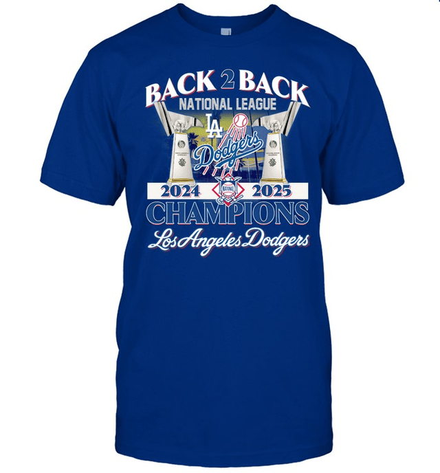 Premium MLB LAD Champions 2025 T-shirt V5 NMD 201025 TTV