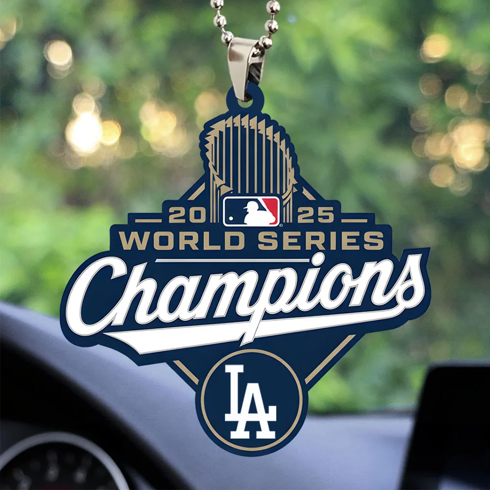 Premium MLB LAD World Series Acrylic Car Ornament V3 NMD 031125 TTV