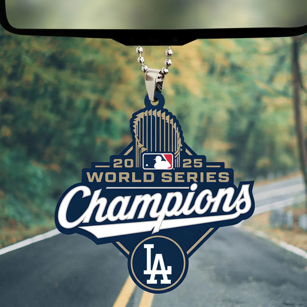 Premium MLB LAD World Series Acrylic Car Ornament V3 NMD 031125 TTV