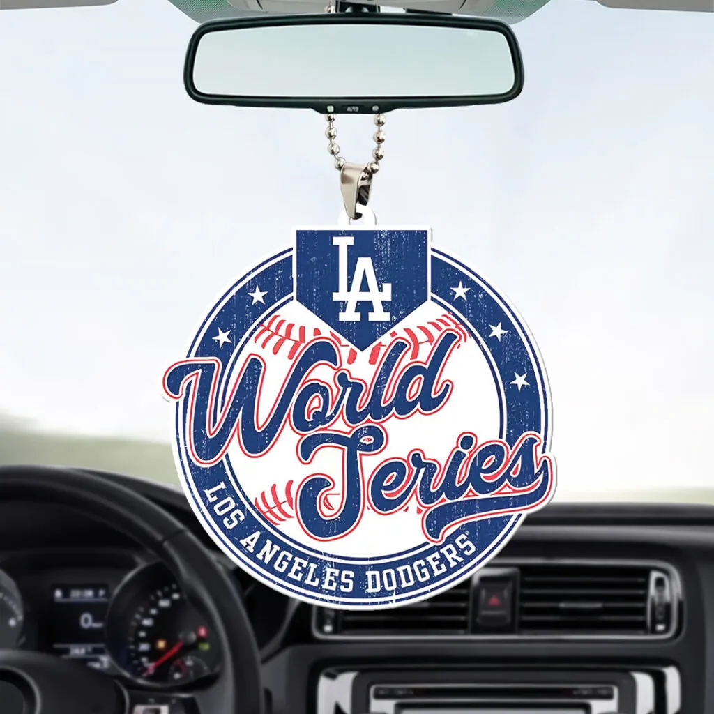 Premium MLB LAD World Series Acrylic Car Ornament V5 NMD 031125 TTV