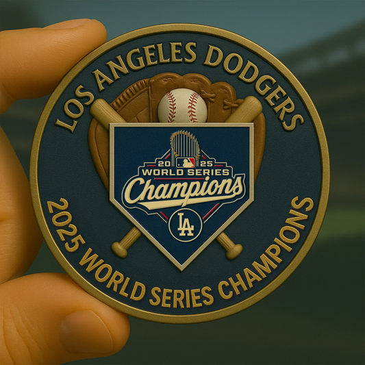 Premium MLB LAD World Series Acrylic Plaque V3 NMD TTV