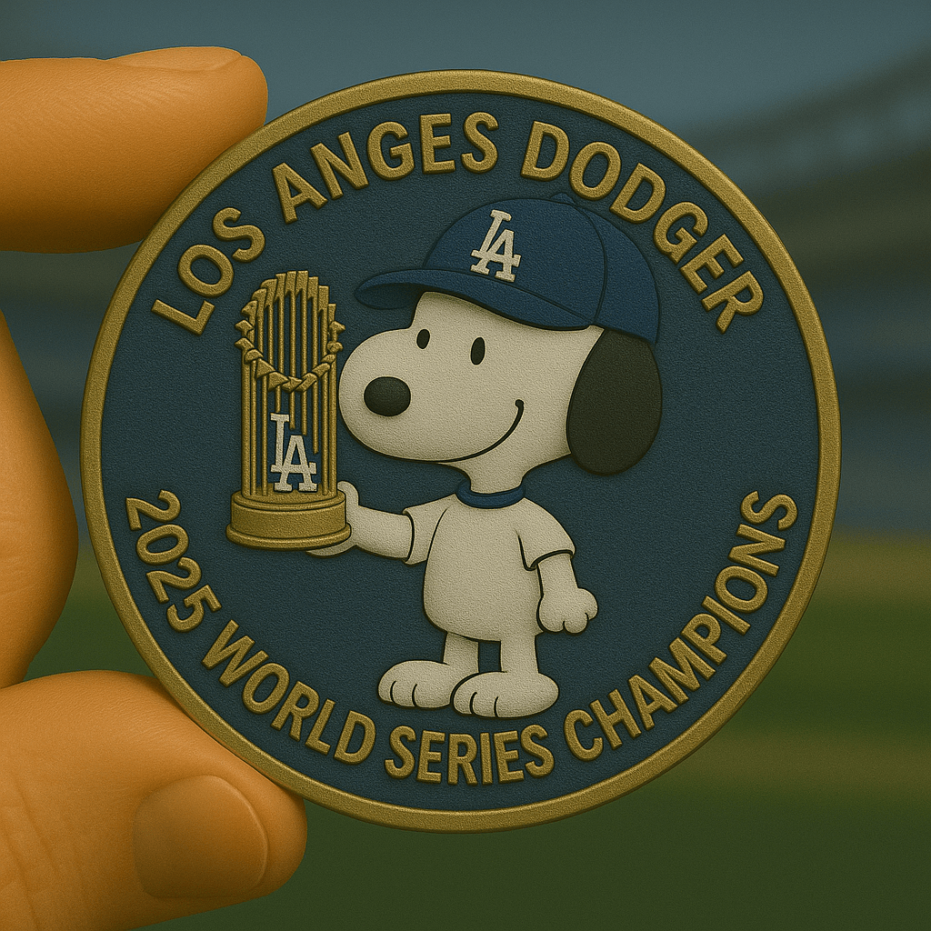 Premium MLB LAD World Series Acrylic Plaque V4 NMD TTV