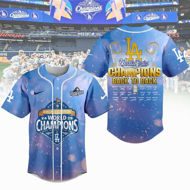 Premium MLB LAD World Series Baseball Jersey V2 NMD TTV