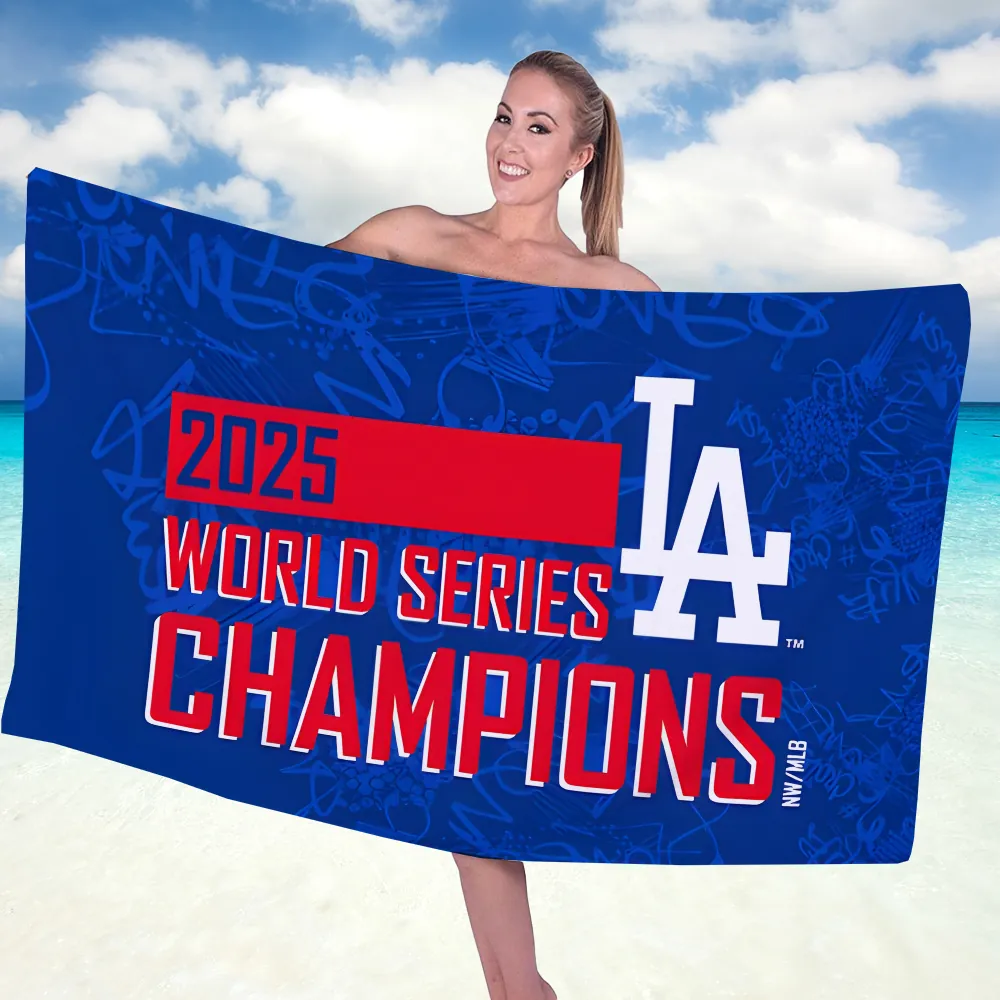 Premium MLB LAD World Series Beach Towel  V2 NMD 031125 TTV