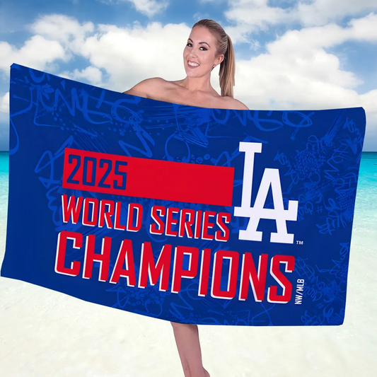 Premium MLB LAD World Series Beach Towel  V2 NMD 031125 TTV