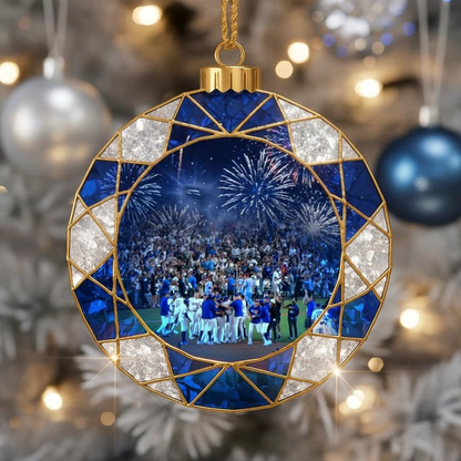 Premium MLB LAD World Series Glass Decorative Ornament V1 NMD 031125 TTV
