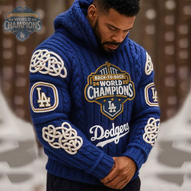 Premium MLB LAD World Series Hoodie V2 NMD TTV
