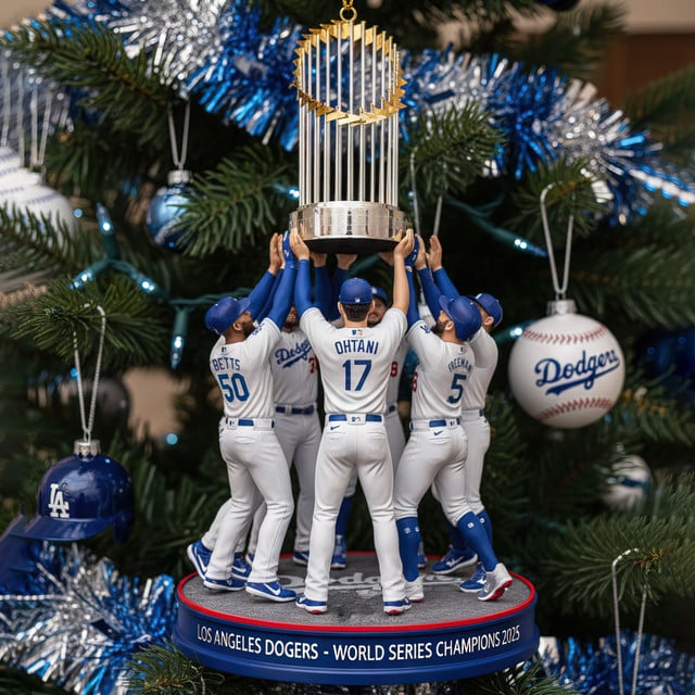 Premium MLB LAD World Series Ornament V16 NMD 031125 TTV