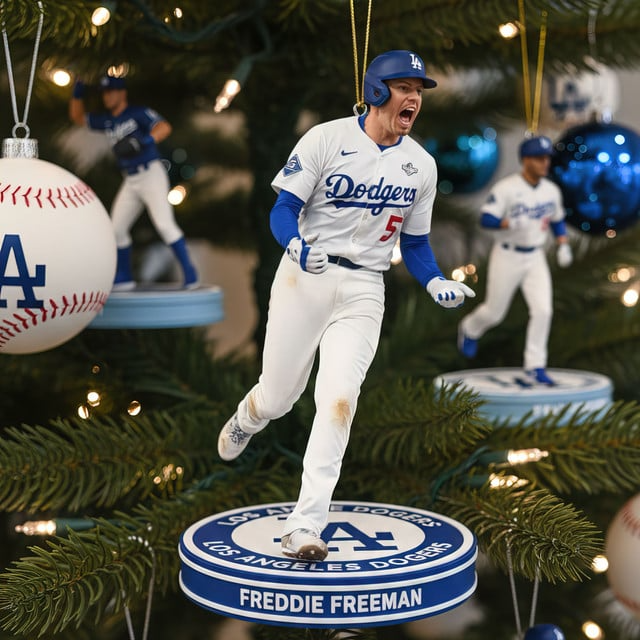 Premium MLB LAD World Series Ornament V7  NMD 031125 TTV