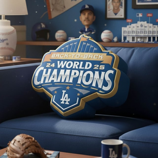 Premium MLB LAD World Series PLUSH PILLOW V1 NMD TTV