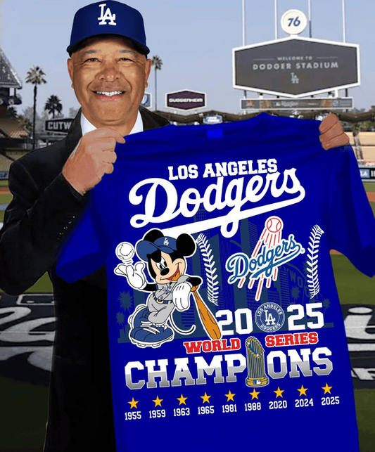 Premium MLB LAD World Series T-Shirt V10 NMD TTV