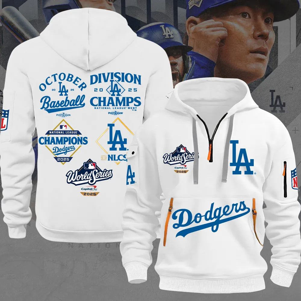 Premium MLB LAD World Zip Hoodie V2 NMD 031125 TTV