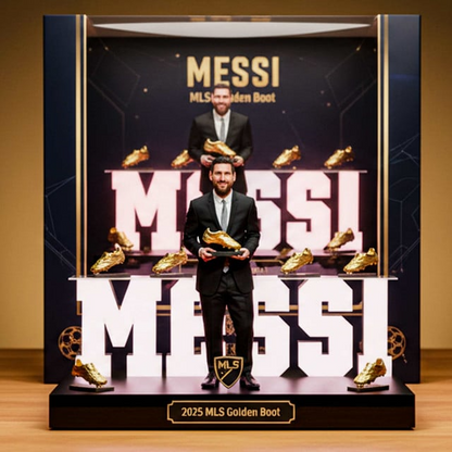 Premium MLS LNM Golden Boot 2025 Winner Acrylic Plaque V1 NMD TTV