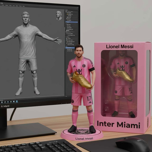 Premium MLS LNM Golden Boot 2025 Winner Acrylic Plaque V2 NMD TTV