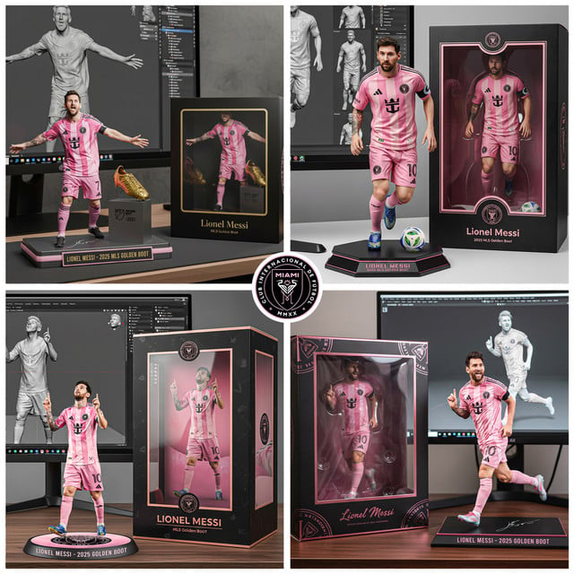 Premium MLS LNM Golden Boot 2025 Winner Acrylic Plaque V3 NMD TTV