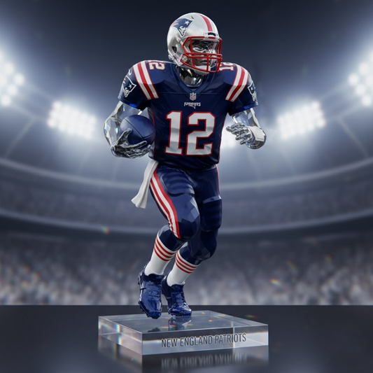 Premium NE x NFL Crystal Style Desktop Ornament DatND DVT