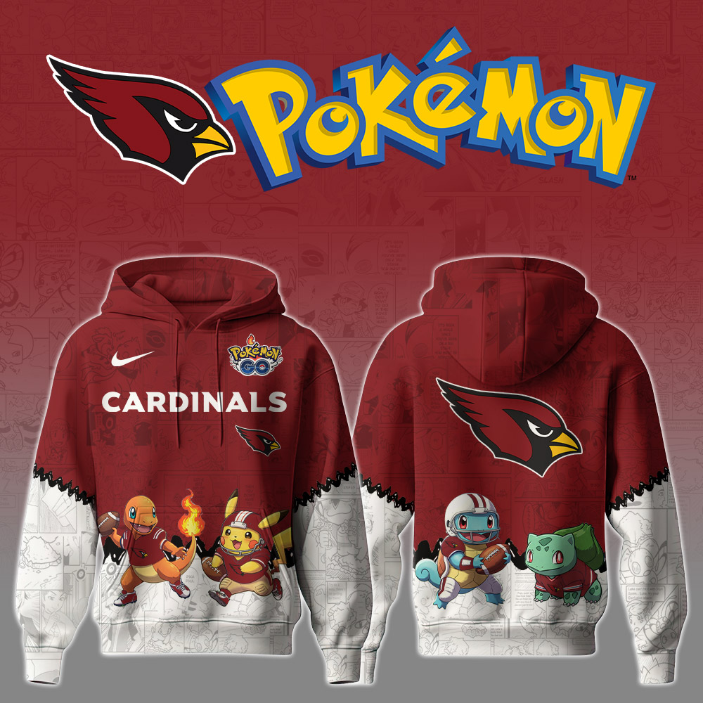 Premium NFL ARI x Pokemon Hoodie V1 NMD TTV