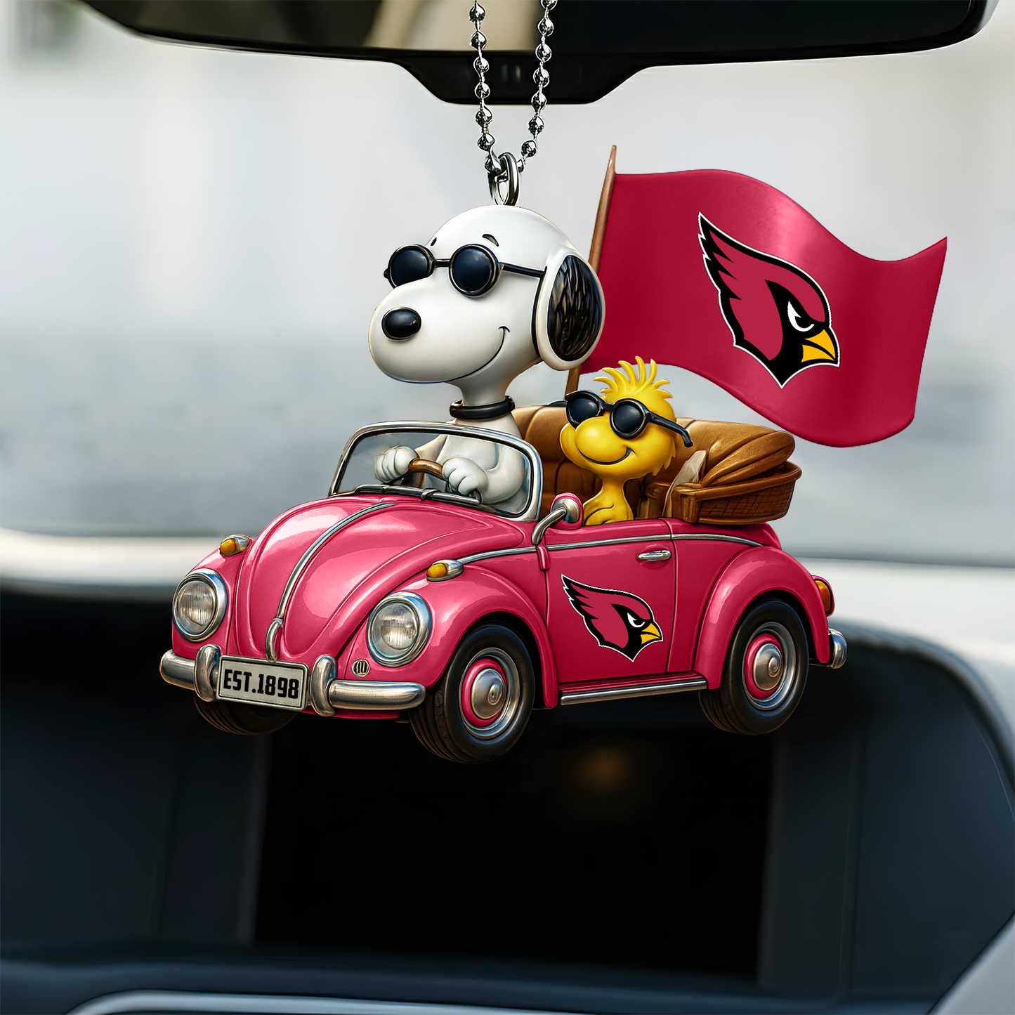 Premium NFL ARI x SNP Car Ornament DatND DVT