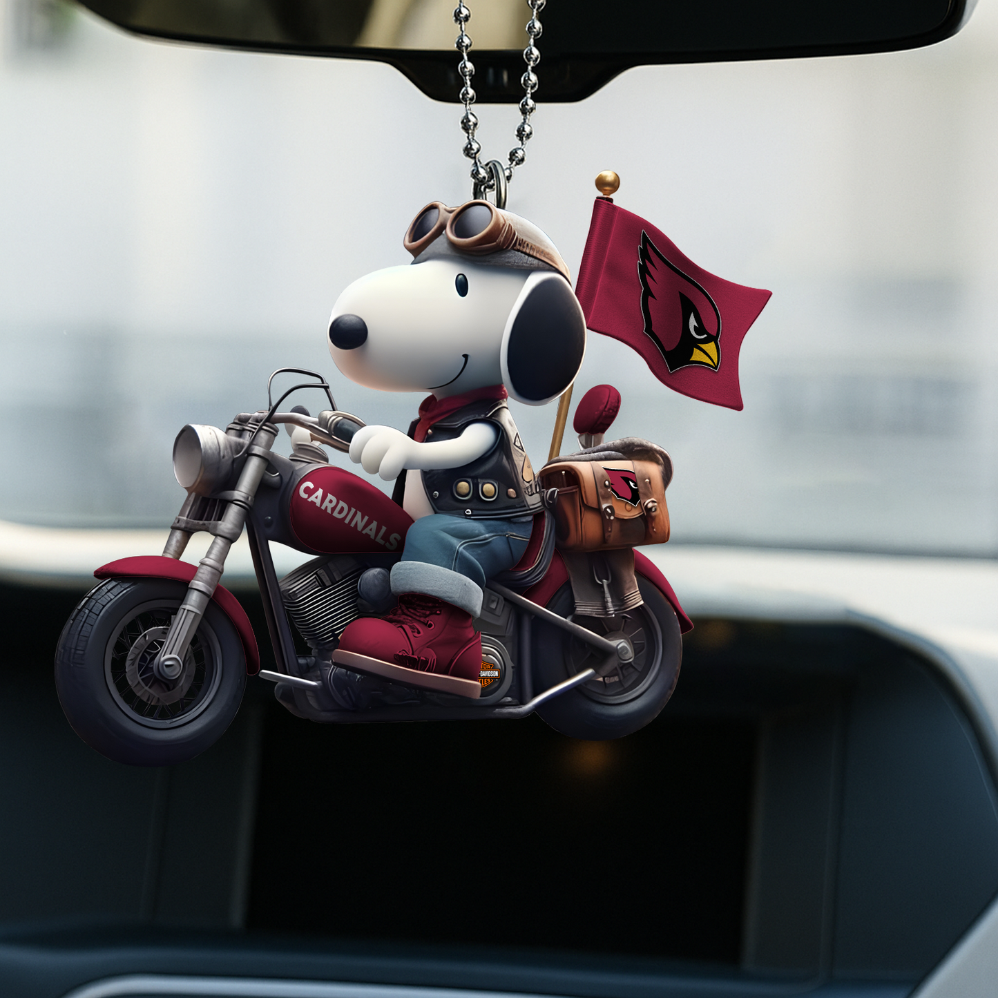 Premium NFL ARI x SNP Car Ornament DATND TANTD