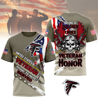 Premium NFL ATL Proud U.S. Veteran T-shirt V1 NMD TTV