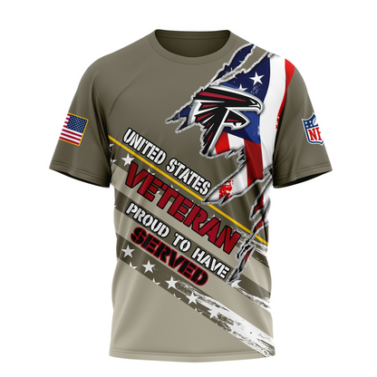 Premium NFL ATL Proud U.S. Veteran T-shirt V1 NMD TTV