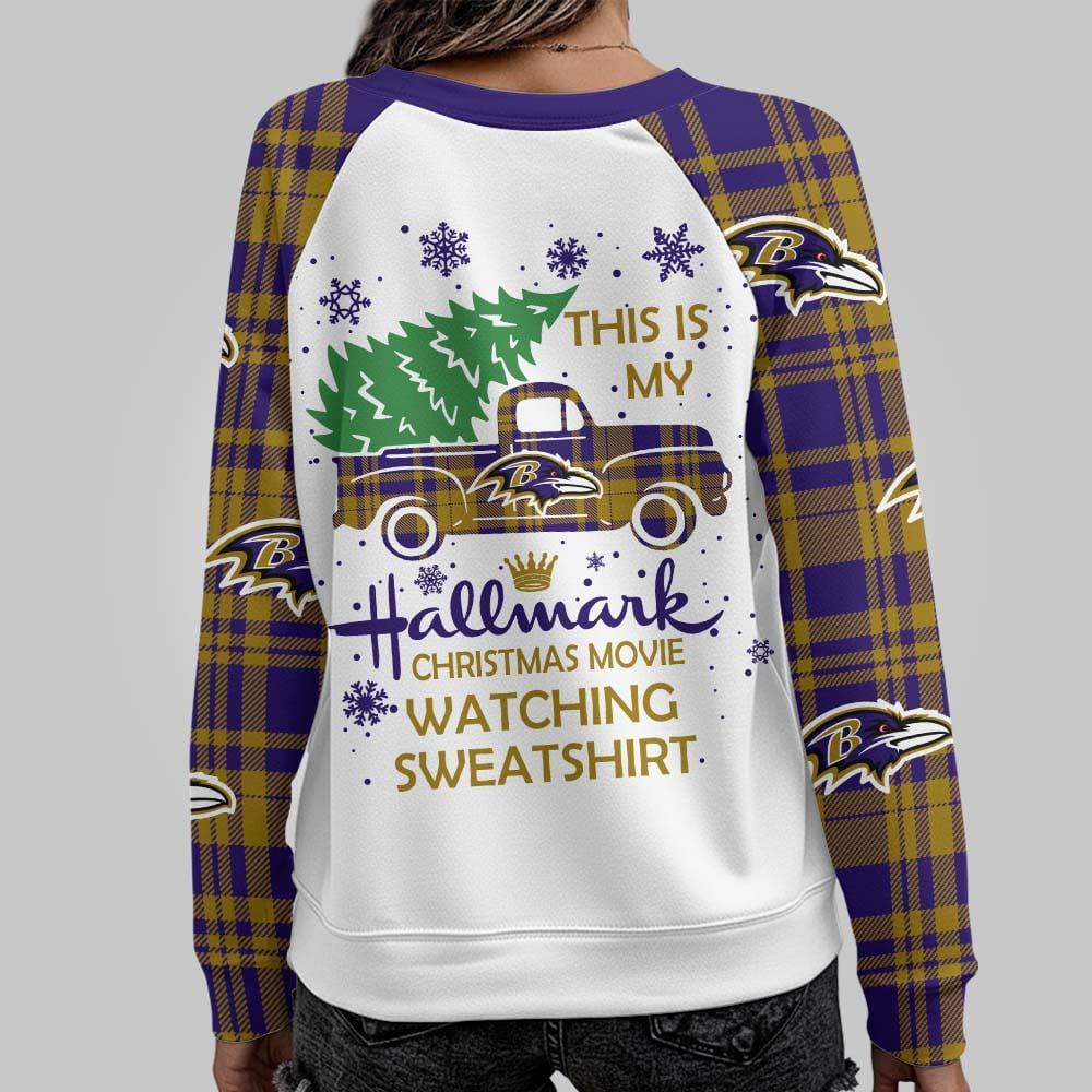 Premium NFL BAL Cozy Round Neck Raglan Sleeve Sweatshirt V1 NMD NHM