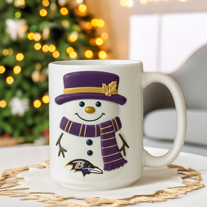Premium NFL BAL Santa Ceramic Mug V1 NMD TTV