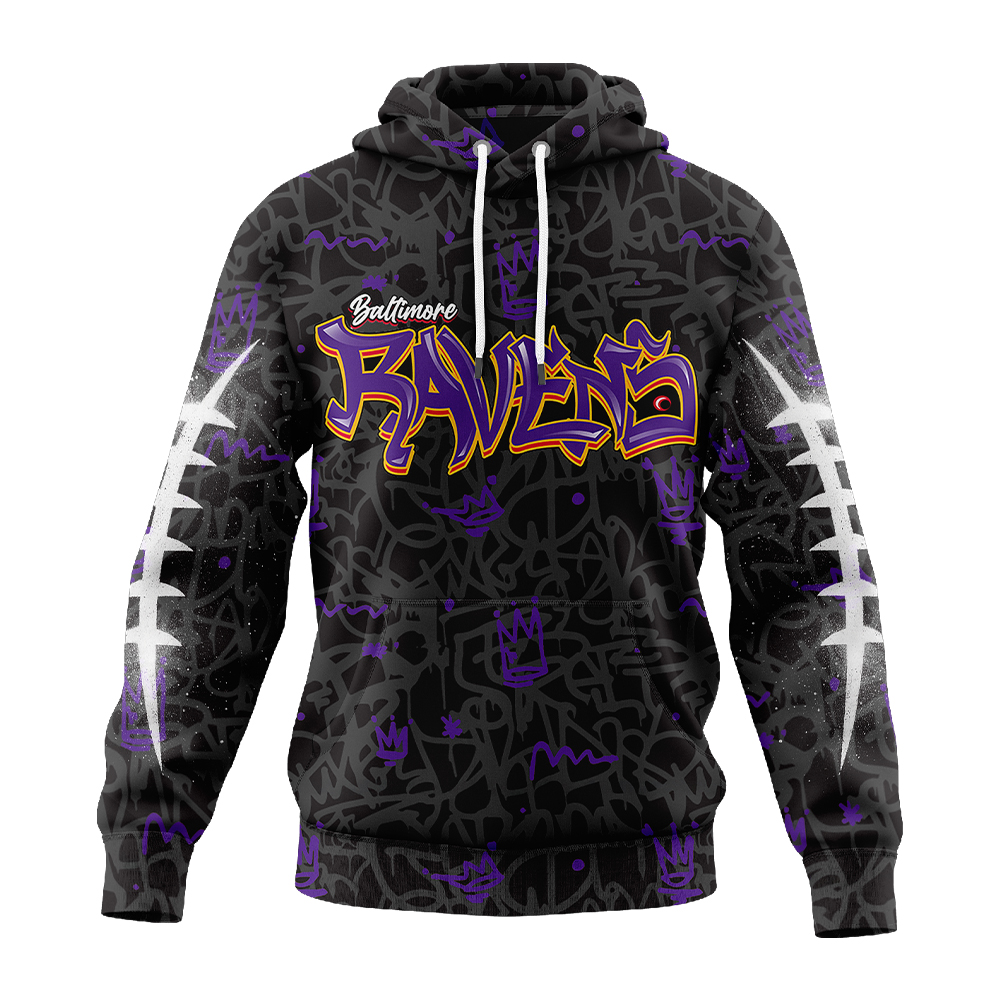 Premium NFL BAL Special Graffiti Hoodie V2 NMD  TTV