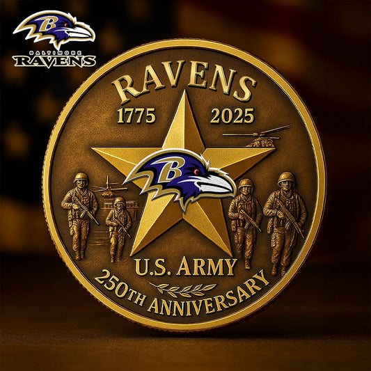 Premium NFL BAL U.S Army Anniversary Coin V1 NMD NHM