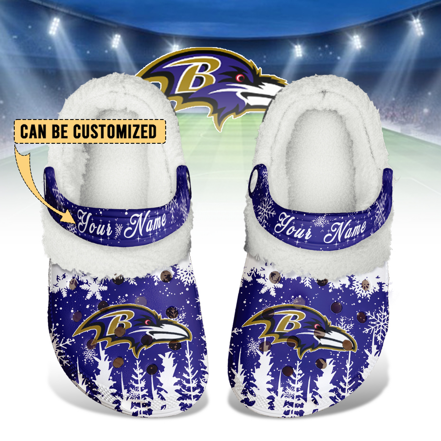 Premium NFL BAL Winter Fleece Clogs V1 NMD TTV