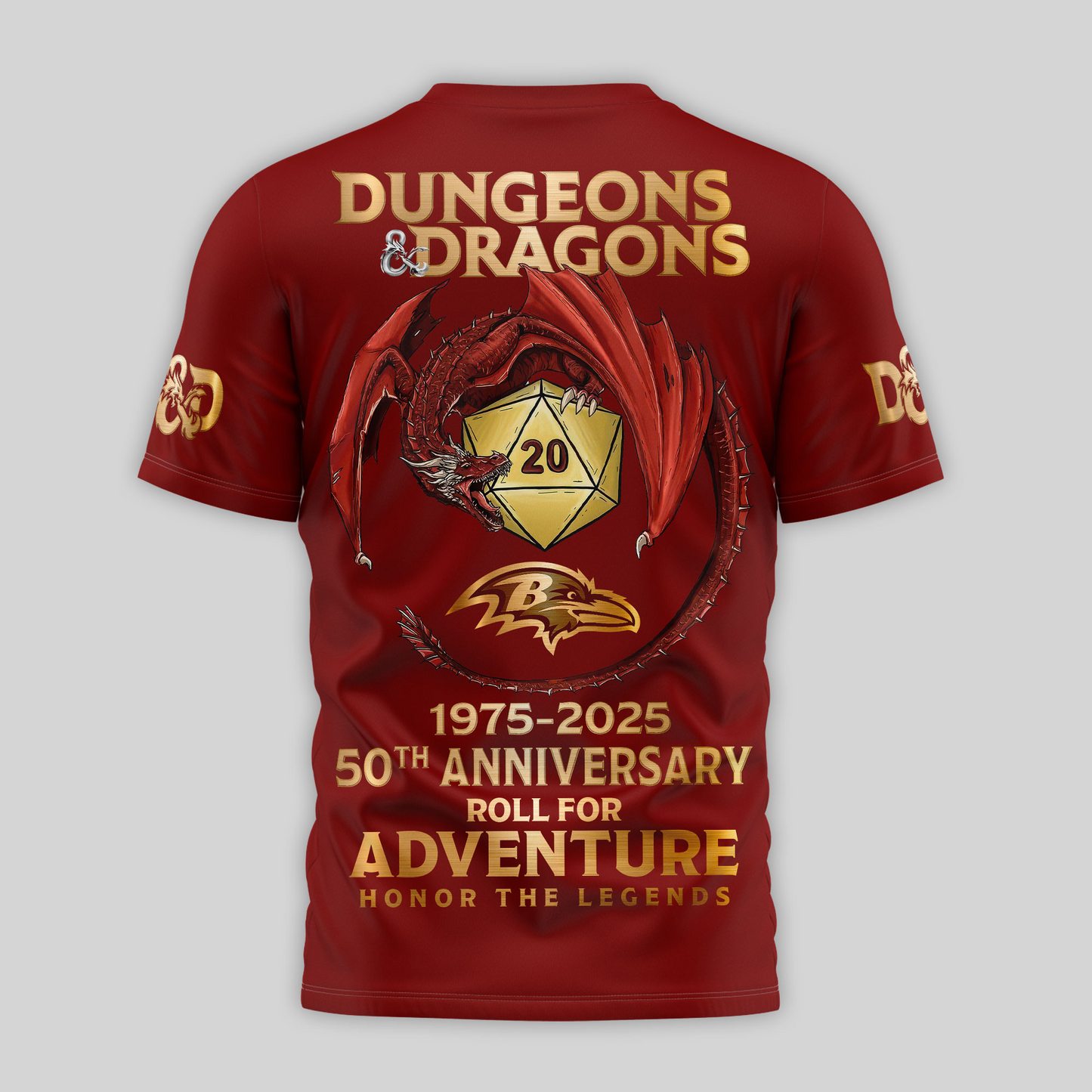 Premium NFL BAL x Dungeons And Dragons 50th Anniversary Shirt V15 NMD TTV