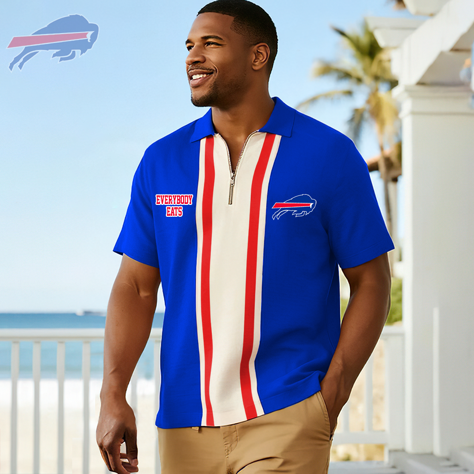 Premium NFL BB Zip Polo Shirt V1 NMD TTV