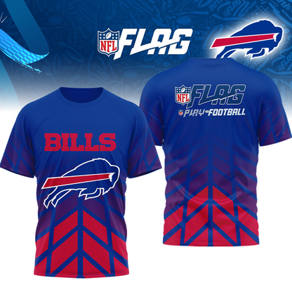 Premium NFL BUF Flag Football T-shirt V1 NMD TTV