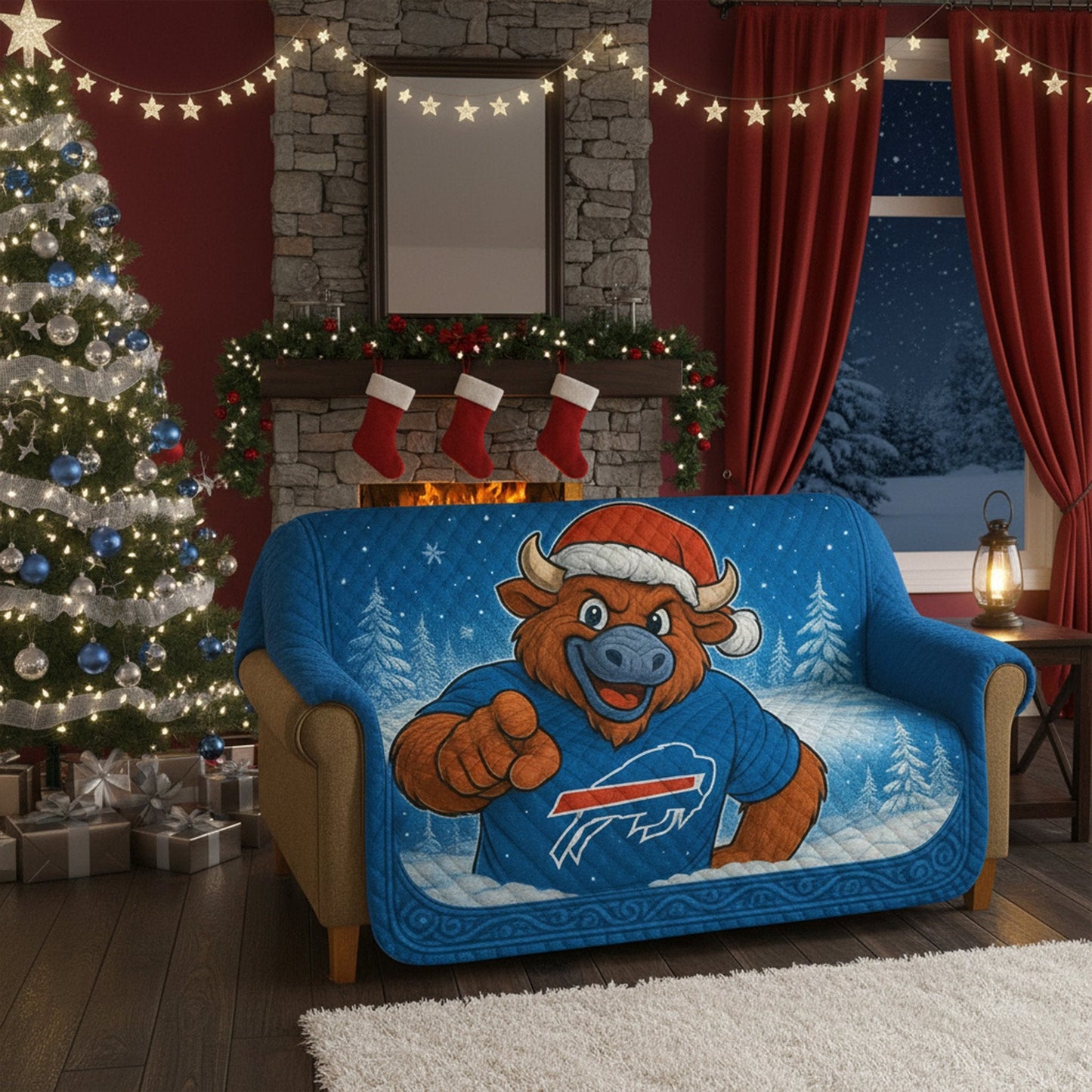 Premium NFL BUF Fleece Blanket V2 NMD NHM