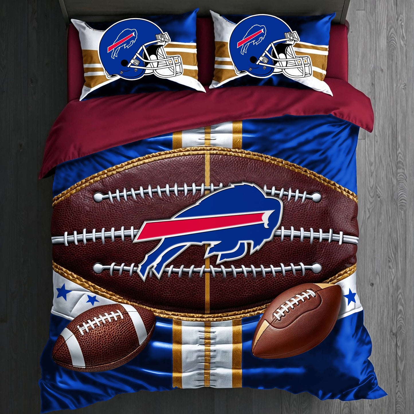 Premium NFL BUF Piece Bedding Set V1 NMD NHM