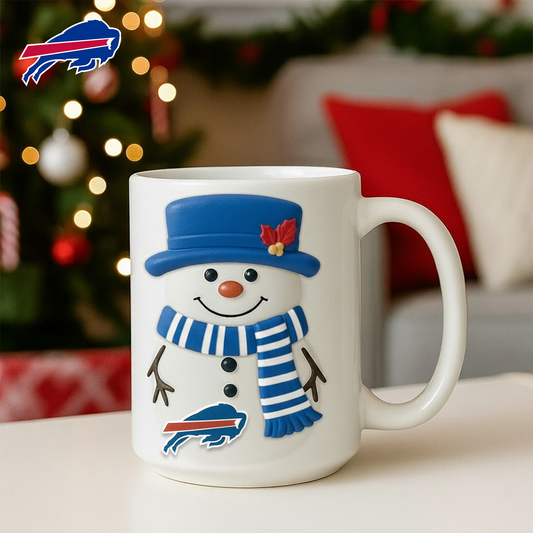 Premium NFL BUF Santa Ceramic Mug V1 NMD TTV