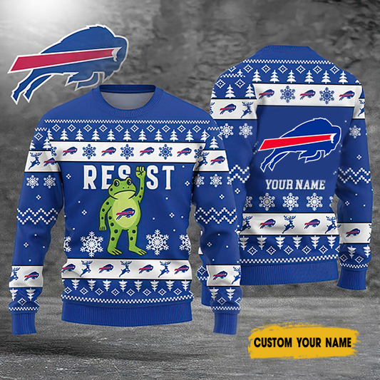 Premium NFL BUF Ugly Sweater V1 NMD TTV