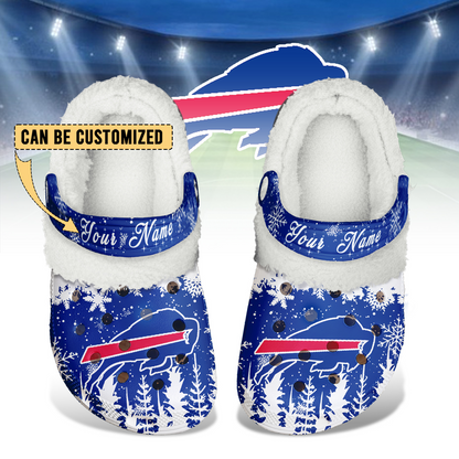 Premium NFL BUF Winter Fleece Clogs V1 NMD TTV