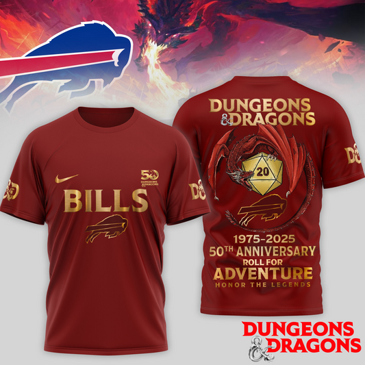 Premium NFL BUF x Dungeons And Dragons 50th Anniversary Shirt V15 NMD TTV