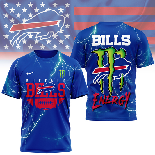 Premium NFL BUF x Monster Energy T-shirt V1 NMD TTV