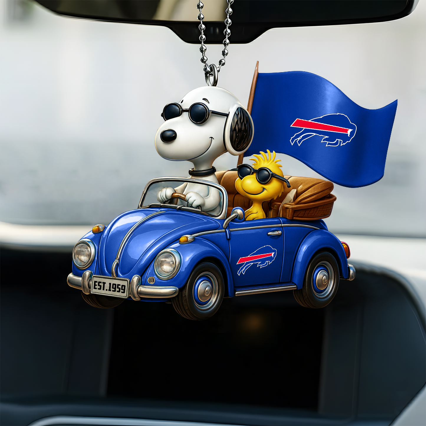 Premium NFL BUF x SNP Car Ornament DatND DVT