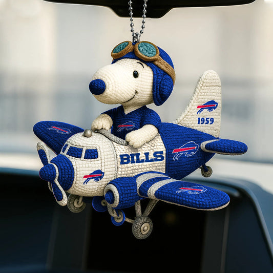 Premium NFL BUF x SNP Knitted Car Ornament V6 NMD NHM