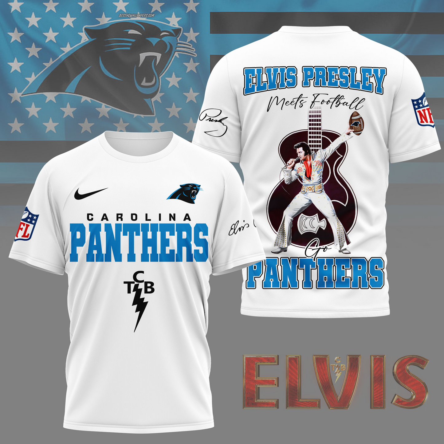 Premium NFL CAR  x Elvis Presley T-shirt V16 NMD TTV 1.png