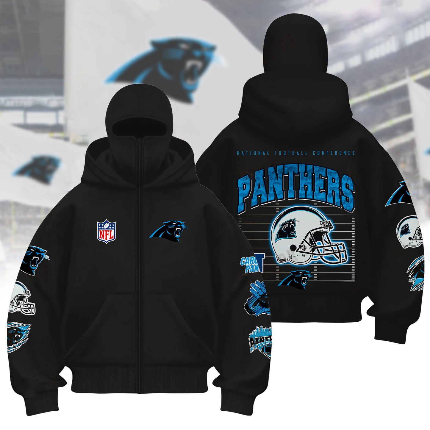 Premium NFL CAR Hoodie Balaclava V1 NMD NHM