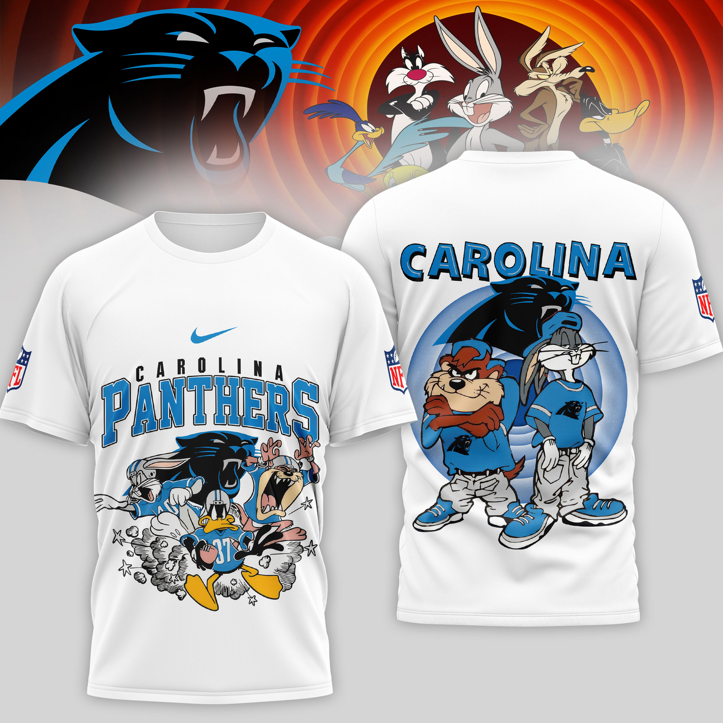 Premium NFL CAR x LNTS T-shirt V1 NMD TTV