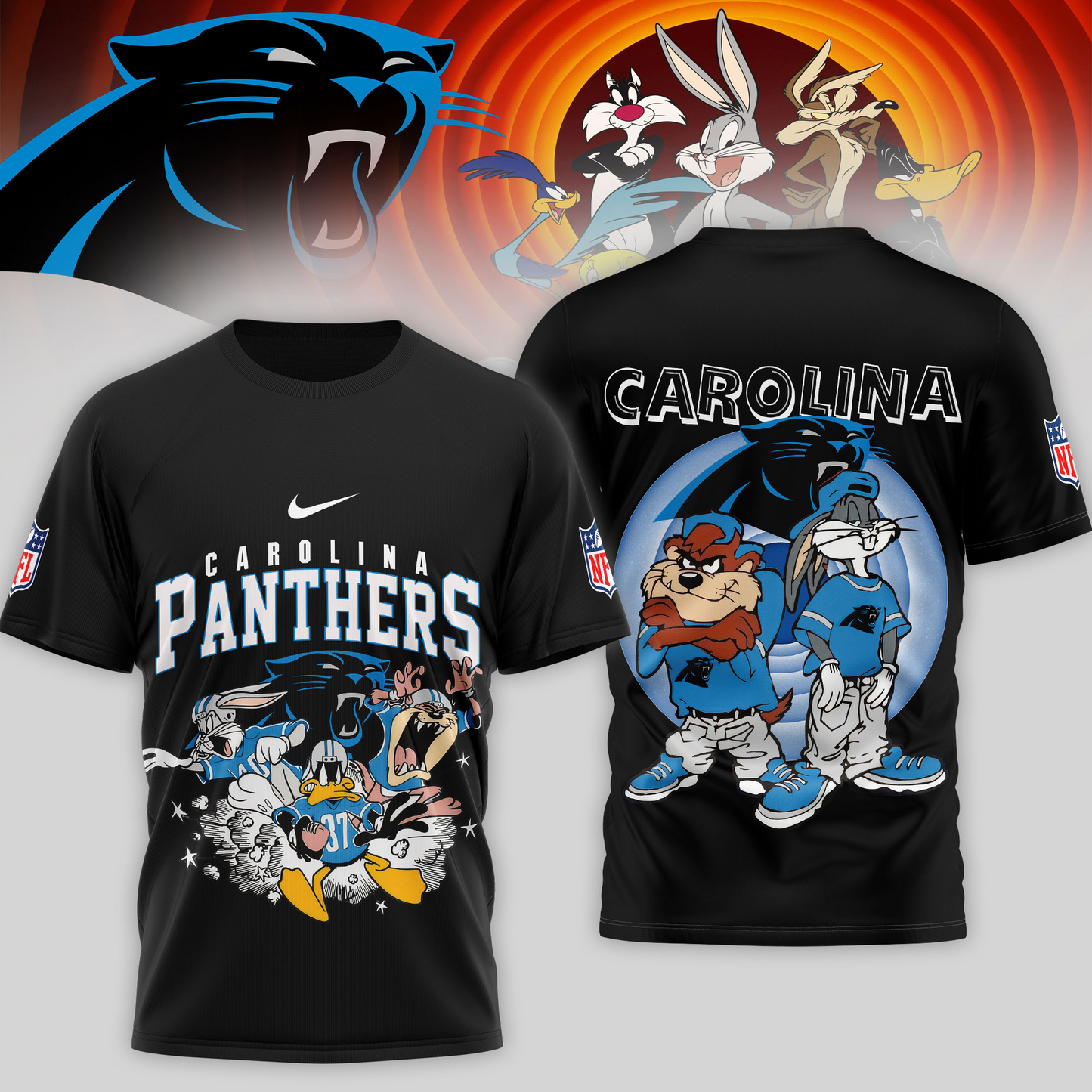 Premium NFL CAR x LNTS T-shirt V1 NMD TTV