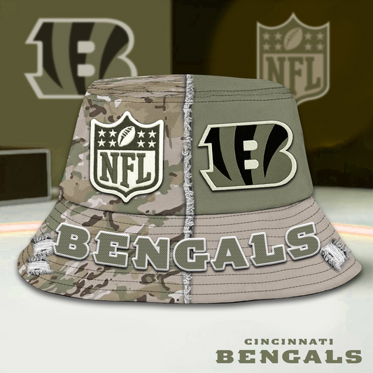 Premium NFL CCBG Salute To Service Bucket Hat NMD  TTV
