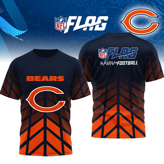 Premium NFL CHI Flag Football T-shirt V1 NMD TTV